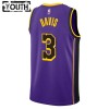 Dres Los Angeles Lakers Anthony Davis 3 Jordan 2022-23 Statement Edition Ljubičasta Swingman - Dječji